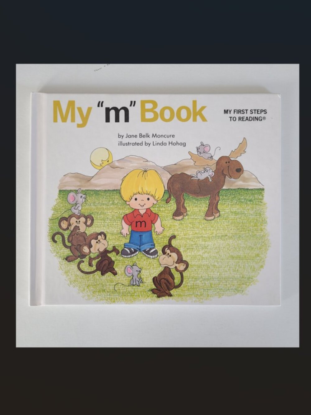 5/$15 Kids Book Moncure My m Book Preschool Early Reading HC Phonics Alphabet